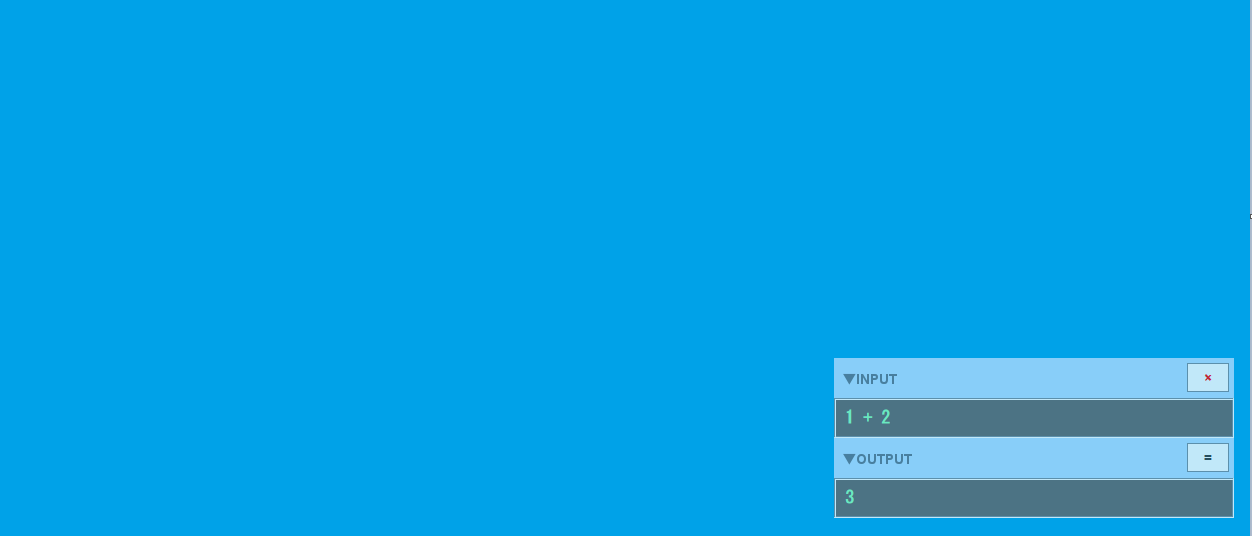 The window of the RINPn on the screen.